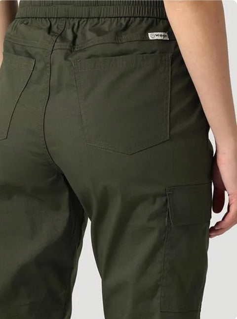 Wrangler Women's Olive Green Cargo Jogger Pant | Wrangler In Lebanon