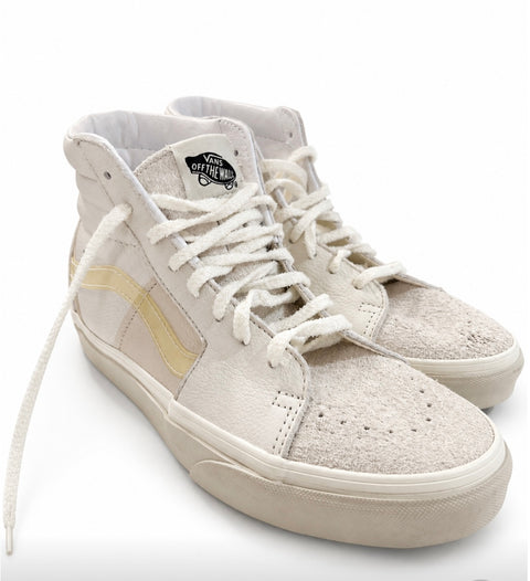 Vans Women's Grey /White SK8 Hi High Sneakers | Vans in Lebanon