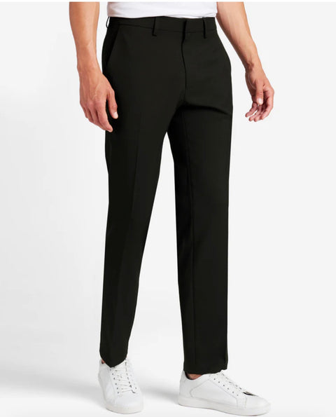 Kenneth Cole Reaction Men's Black Modern Fit Trousers | Kenneth Cole Reaction In Lebanon
