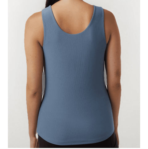 32 Degrees Cool Women's Blue Tank With Built In Removable Bra | 32 Degrees Cool In Lebanon