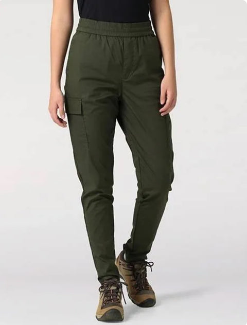 Wrangler Women's Olive Green Cargo Jogger Pant | Wrangler In Lebanon