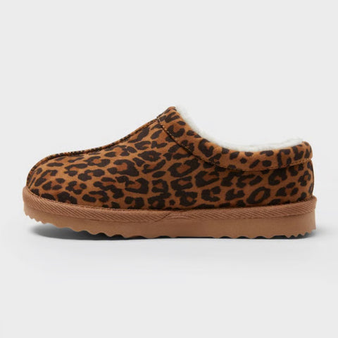 Cat & Jack Girl's Leopard Brown Nola Clog Slippers | Cat & Jack In Lebanon