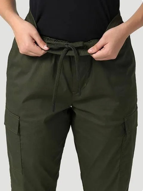 Wrangler Women's Olive Green Cargo Jogger Pant | Wrangler In Lebanon