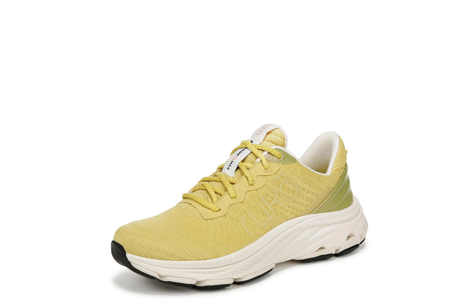 Ryka Women's Verdant Yellow Mesh Devotion X Max Walking Sneakers | Ryka In Lebanon