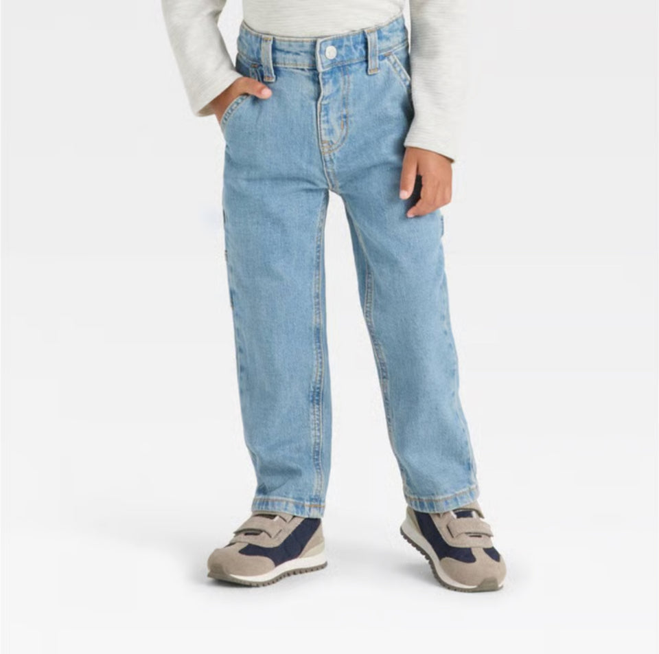 Cat & Jack Baby Boy's Medium Wash Denim Pants | Cat & Jack In Lebanon