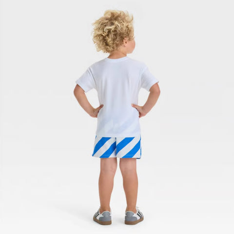The Beatles Boy's White 2pc Abbey Road T-Shirt & Shorts Set | The Beatles In Lebanon