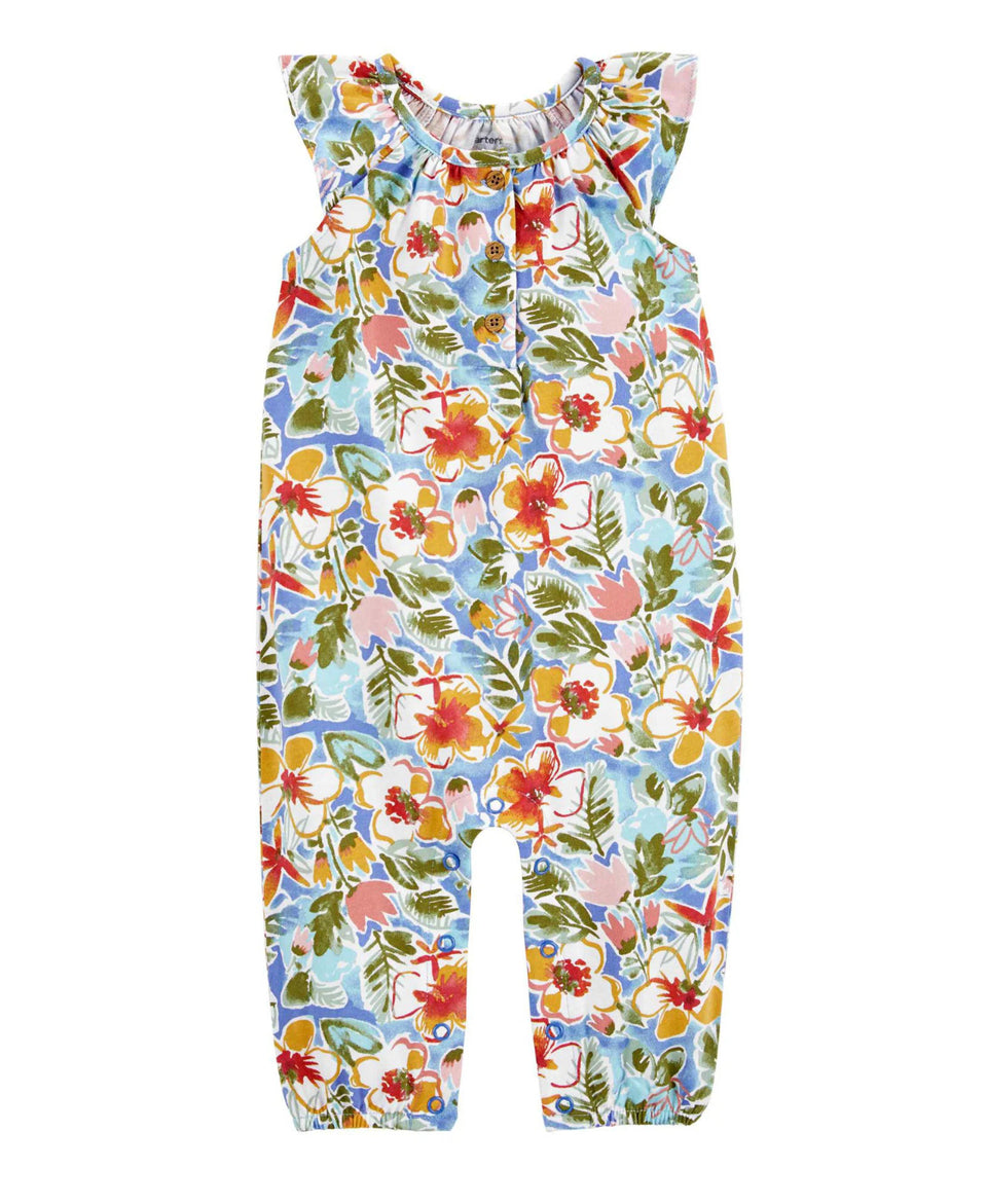 Carter's Baby Girl's Multicolor Floral Romper | Carter's In Lebanon