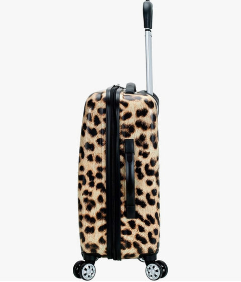 Rockland Women's Black Leopard 20-inch Lightweight Hardside Spinner | Rockland In Lebanon