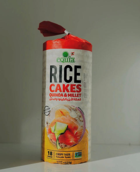 Equia Rice Cake Quinoa & Millet 125GR (18Pieces) | Equia  In Lebanon