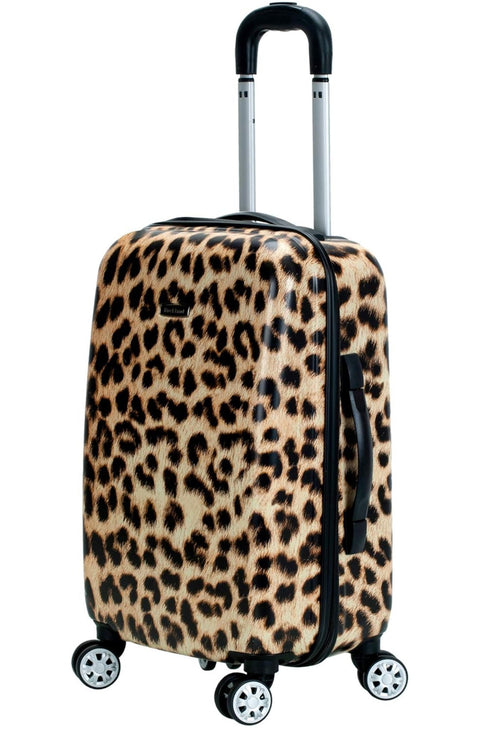 Rockland Women's Black Leopard 20-inch Lightweight Hardside Spinner | Rockland In Lebanon