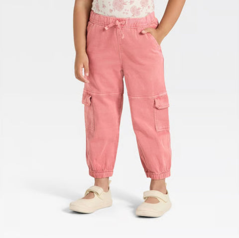 Cat & Jack Girl's Dark Mauve Cargo Jogger Pants | Cat & Jack In Lebanon