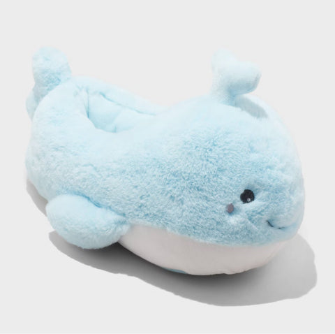 Cat & Jack Kid's Light Blue Whale Character Slippers | Cat & Jack In Lebanon