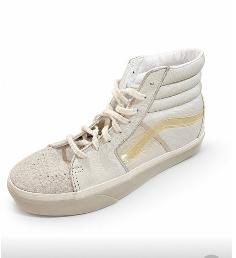 Vans Women's Grey /White SK8 Hi High Sneakers | Vans in Lebanon