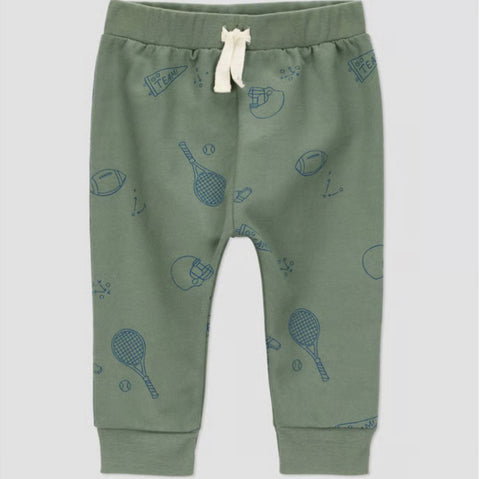 Carter's Just One You Baby Boy's Navy Blue/Green 4pc "Sports" Top & Bottom Set | Carter's Just One You In Lebanon