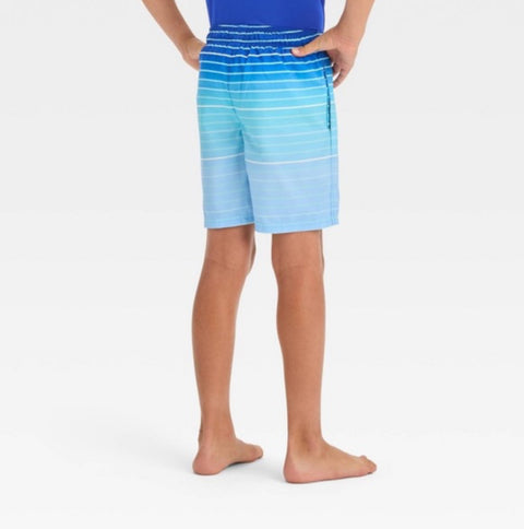 Cat & Jack Boy's Blue Striped Swim Short | Cat & Jack In Lebanon