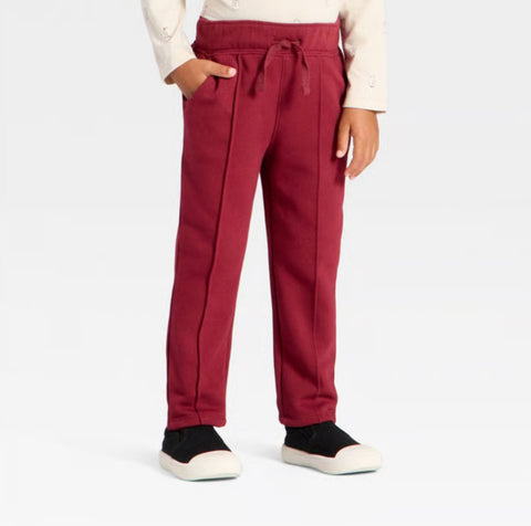 Cat & Jack Boy's Maroon Holiday Pintuck Pants | Cat & Jack In Lebanon