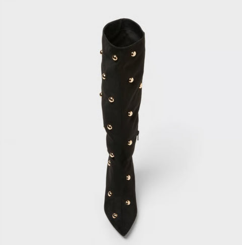 A New Day Women's Black Justice Boots with Memory Foam Insole | A New Day In Lebanon