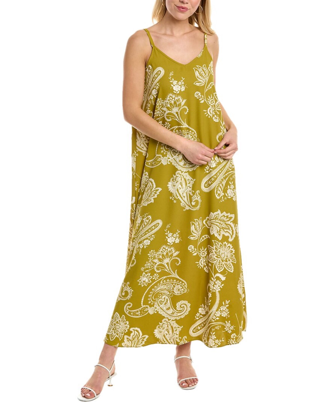 Vince Camuto Women's Avocado Green Full Length Maxi Dress | Vince Camuto In Lebanon