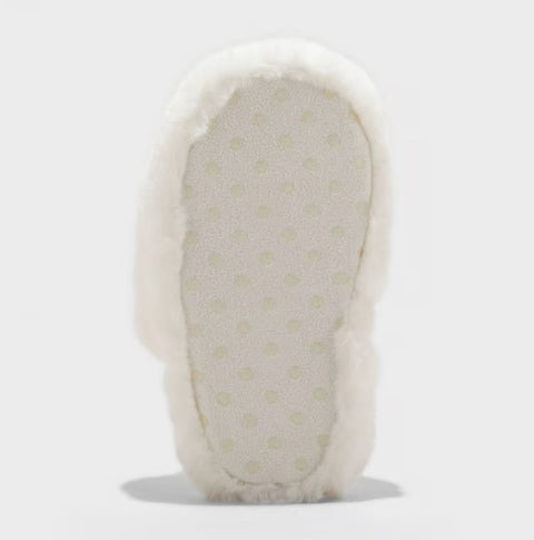 Cat & Jack Baby Girl's White Avi 3D Flower Slippers | Cat & Jack In Lebanon