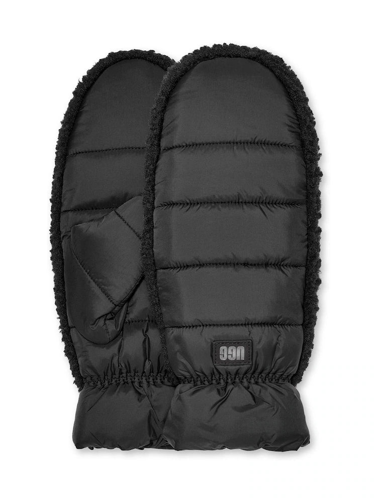 UGG Women's Black Fluff Mitten Gloves|UGG In Lebanon