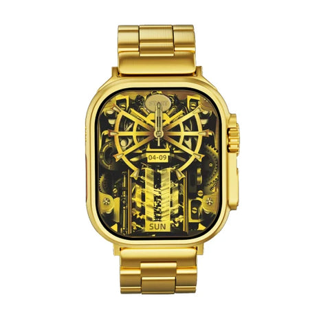 SD Men's Golden Smart Watch CHH20