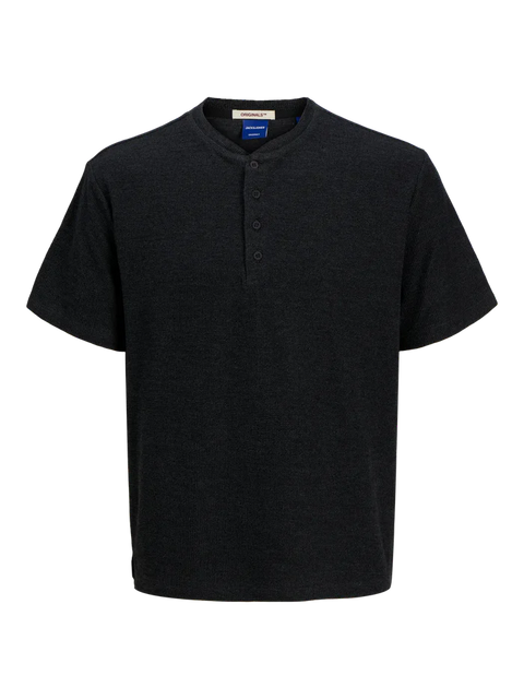 Jack & Jones Men's Black Melange Loose Fit T-Shirt | Jack & Jones In Lebanon