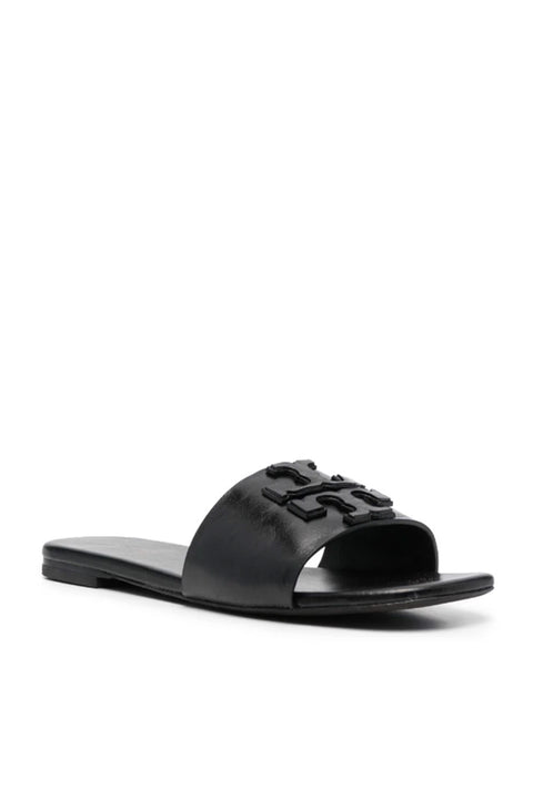 Tory Burch Women's Black Flat Slippers | Tory Burch In Lebanon
