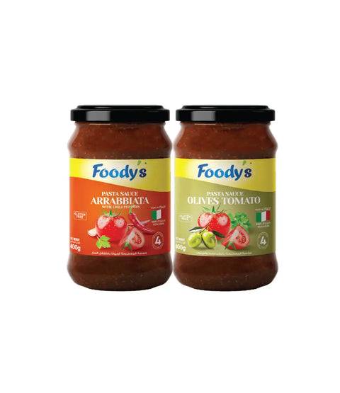 Foody’s Arrabiata 400g + Olives Tomato 400g (Special Offer) | Foody's In Lebanon