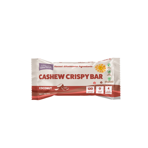 Grapeful Cashew Crispy Bar Coconut Flavor 30g | Grapeful In Lebanon
