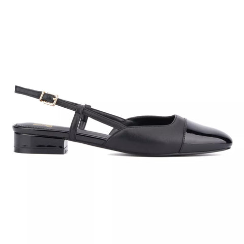 New York & Company Women's Black Ophelia Slingback Sandal | New York & Company In Lebanon