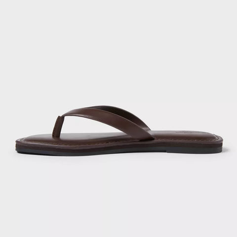 Universal Thread Women's Chocolate Brown Sherry Thong Flip Flops Slipper | Universal Thread In Lebanon