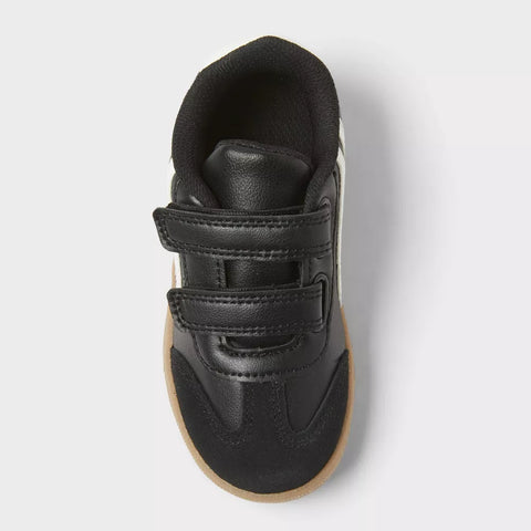 Cat & Jack Boy's Black Dakota Retro Hook and Loop Closure Court Sneakers | Cat & Jack In Lebanon
