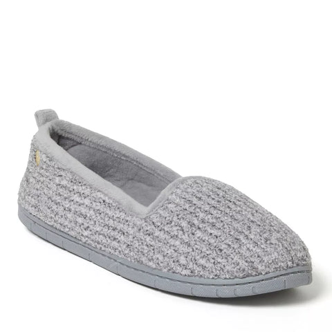 Dearfoams Women's Grey Rachel Marled Chenille Closed Back House Slippers | Dearfoams In Lebanon