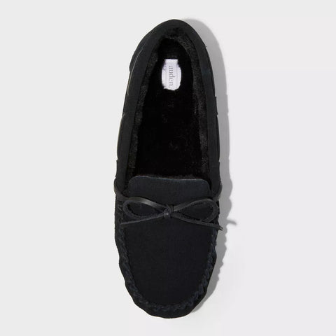 Auden Women's Black Bria Moccasin Slippers | Auden In Lebanon