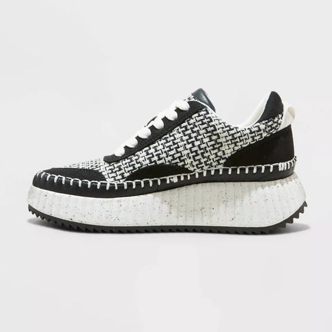 Universal Thread Women's White & Black Persephone Sneakers | Universal Thread In Lebanon
