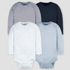 Gerber Baby Multicolor 4pk Long Sleeve Onesies Bodysuit | Gerber In Lebanon