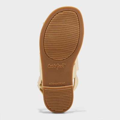 Cat & Jack Baby Girl's Gold Ruby Bow Sandals|Cat & Jack In Lebanon