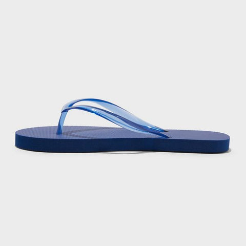Shade & Shore Women's Navy Blue Sydney Flip Flop Slippers | Shade & Shore In Lebanon