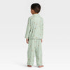 Wondershop Boy's Green & White Gingerbread Striped Long Sleeve Shirt and Pants Holiday Matching Family Pajama Set | Wondershop In Lebanon