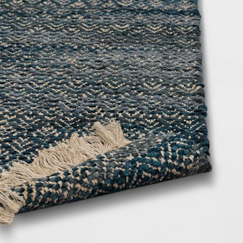 Threshold Petrol Handloom Diamond Runner Rug | Threshold In Lebanon