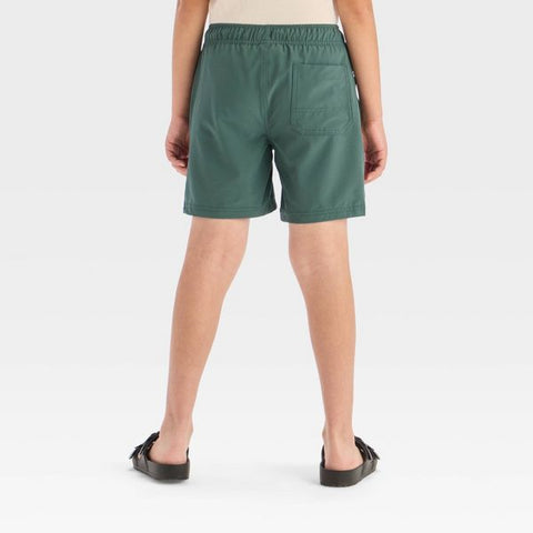 Cat & Jack Boy's Green Quick Dry 'Above the Knee' Pull-On Shorts | Cat & Jack in Lebanon