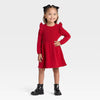Cat & Jack Baby Girl's Red Long Sleeve Solid Sweater Dress|Cat & Jack In Lebanon