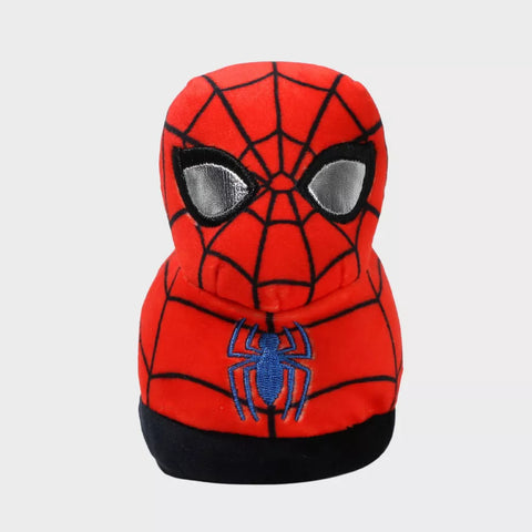Spider Man Boy's Red Spider-Man 3D Plush Microsuede Slippers |Spider Man In Lebanon