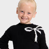 Cat & Jack Girl's Black Jacquard Crewneck Pullover Blouse | Cat & Jack In Lebanon