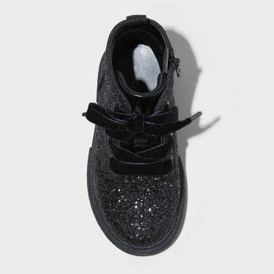 Cat & Jack Baby Girl's Black Glitter Boots | Cat & Jack In Lebanon