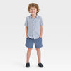 OshKosh B'gosh Boys Blue and White Striped Button-Down Shirt and Shorts 2-Piece Set | OshKosh B'gosh in Lebanon