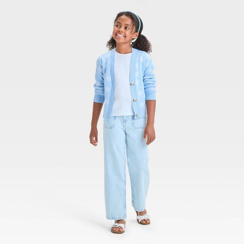 Cat & Jack Girl's White Short Sleeve Ribbed T-Shirt  | Cat & Jack in Lebanon