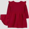 Carter's Baby Girl's Burgundy Holiday Sweater Dress 2 Pieces | Carter's In Lebanon
