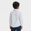 Cat & Jack Baby Boy's White Long Sleeve Oxford 'Button-Down Polo Shirt | Cat & Jack In Lebanon