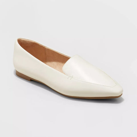 A New Day Women's White Hayes Loafer Flats Casual Shoes | A New Day In Lebanon